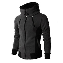 Load image into Gallery viewer, 2020 Mens Hoodies Streetwear Fleece Turtleneck Sweatshirts Men Outwear Zipper Hooded Hoodie Male Hip Hop Casual Men's Clothing