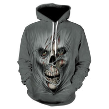 Load image into Gallery viewer, 2018 New 3D Hoodies Men Melted Skull 3D Full Print Novelty Hoody Sweatshirt Fashion Pullover Tracksuits Harajuku Tops Drop Ship