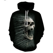 Load image into Gallery viewer, 2018 New 3D Hoodies Men Melted Skull 3D Full Print Novelty Hoody Sweatshirt Fashion Pullover Tracksuits Harajuku Tops Drop Ship