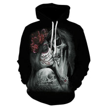 Load image into Gallery viewer, 2018 New 3D Hoodies Men Melted Skull 3D Full Print Novelty Hoody Sweatshirt Fashion Pullover Tracksuits Harajuku Tops Drop Ship